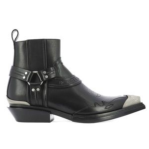BALENCIAGA Santiag Leather Western Boots NIB